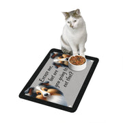 Shetland Sheepdog Bowl Mat (12x18), Dog water bowl mat, pet food mat for dogs, Greyhound dog bowl placemat, Dog Bowl mat, Water bowl mat