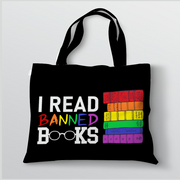 Rainbow Gay Pride  Canvas Tote Bags with Inner Zippered Pocket 14