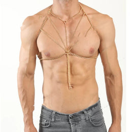 Gay man Harness, Gay Sex Harness, Chain Harness, Stainless Steel Chest Harness Men Jewelry Gothic Body Chain