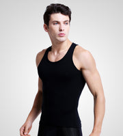 Mens Tank Top Cotton Breathable Slim Fit Summer Youth Sports Fitness Hurdle Backing Sweatshirt Tank Top Men