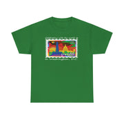 Pride 2025 Unisex Tee Washington D.C. Rainbow Stamp Shirt