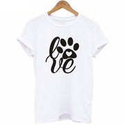Love Paw T-Shirt Tee Women funny graphic tshirt tumblr aesthetic clothes graphic camisetas art girls tees t shirts street style
