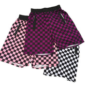 Harajuku Hiphop Checkered Summer Shorts Men Casual Hot