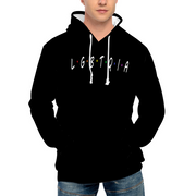 Gay Pride Hoodie, Friends of LGBTQIA  Hoodies Pullover Sweatshirts with Pockets