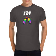 Men's All Over Print T-shirt (USA Size) (T40)(Collar solid color)