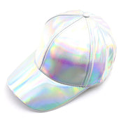 Pure Color Light Board Hat Leather Baseball Cap Show Tide Cap