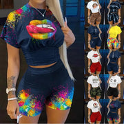 Gay Pride Mount Print Workout Fashion Print Suit Women