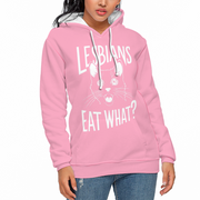 Gay Pride Lesbian Hoodie Lesbians Eat What? Hoodie, Gay Pride Hoodie