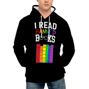 I Read Banned Books Hoodie, I Read Banned Books Gay Pride Hoodie, I Read Banned Books