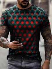 Men's T-shirt Summer 3d Muscle Digital Printing