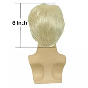 Young man's wig, Young man's hair, New Men's Synthetic Natural Wig