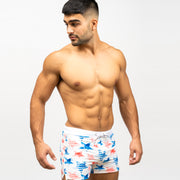 Plus Size Loose Beach Boxer Men's Swimming Trunks