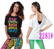 Women's Plus Size Yoga Fitness Dance Gymnastics Sports Leisure Loose Short Sleeve