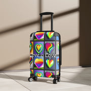 Gay Pride Suitcase, Pride Suitcase, Love is Love Suitcase, Lesbian Suitcase, Gay Pride Suitcase, Carryon Suitcase, Pride Luggage