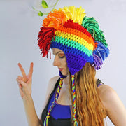 Men's And Women's Gay Pride Mohawk Hat