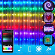 Drag Show Stage Curtain, Stage Curtain, Gay Pride Backdrop, Programmable Magic Curtain Light Controlled By APP