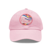 The Future is inclusive Baseball Cap, Gay Pride Future is Inclusive Baseball Cap, Leather Patch Baseball Cap