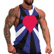 Take on any challenge with the Gay Pride Leather Pride Men's Workout Tank Top! Designed with high-quality imitation cotton material, this tank top is both durable and comfortable to wear. The sleeveless design not only keeps you cool, but also gives you a stylish and form-fitting look. With its lightweight and soft fabric, this tank top is perfect for all-day wear. It is versatile and suitable for any one who loves their leather,