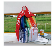 Rainbow Pride Back pack, Gay Pride l School Bag Canvas Back pack