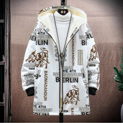 Stylish Men Plus Size Velvet Padded Coat