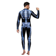 New Halloween Skull One Piece Suit