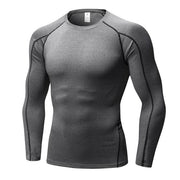 Men's Quick Dry Breathable T-Shirt Fitness Hip Hop T-Shirts Men Sport Long Sleeve Gym Fitness T Shirt
