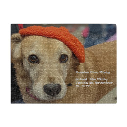 Customized Pet Jigsaw Puzzle, Personalized Pet Jigsaw Puzzle (Set of 252 Pieces), Personalized Dog jigsaw Puzzle, Personalized Jigsaw Puzzle, Gift for her, Gift for him, Gift for friends, Gift for Family, Gift for Children