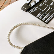 Heart-Shaped Love rhinestone evening bag handbag