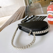 Heart-Shaped Love rhinestone evening bag handbag