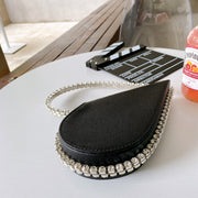 Heart-Shaped Love rhinestone evening bag handbag