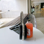 Heart-Shaped Love rhinestone evening bag handbag