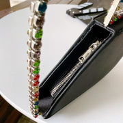 Heart-Shaped Love rhinestone evening bag handbag