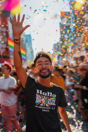 Pride t-shirt Hello World! It's time to celebrate!