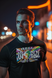 Pride t-shirt Hello World! It's time to celebrate!