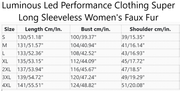 Luminous Led Performance Clothing Super Long Sleeveless Women's Faux Fur