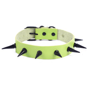 Black Long Rivet U Collar Exaggerated Personalized Binding Collar