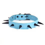 Black Long Rivet U Collar Exaggerated Personalized Binding Collar