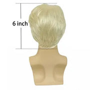 Young man's wig, Young man's hair, New Men's Synthetic Natural Wig