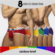Gay Pride Rainbow Sexy Men's Underwear Brief, Gay pride men's sexy briefs, gay men sexy underwear