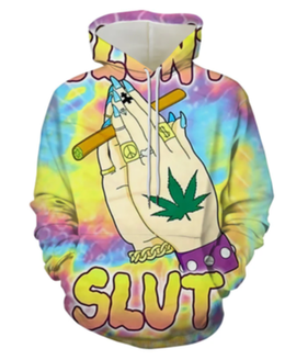 Gay Pride Hoodie, Gay Slut Hoodie, Men's Hoodie