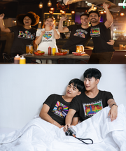 Pride 2025 Unisex Tee Washington D.C. Rainbow Stamp Shirt