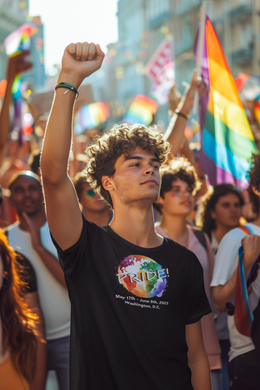 Rainbow Globe World Pride Tee