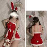 Underwear Christmas Cute Velvet Nightdress