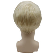 European And American Men's Wig 613 Light Golden Short Curly Hair