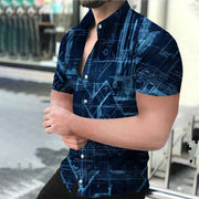 Plus Size Men's Fashion Casual Shirt