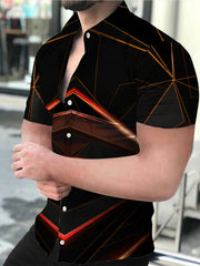 Plus Size Men's Fashion Casual Shirt