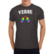 Men's All Over Print T-shirt (USA Size) (T40)(Collar solid color)