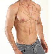 Gay man Harness, Gay Sex Harness, Chain Harness, Stainless Steel Chest Harness Men Jewelry Gothic Body Chain