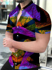 Plus Size Men's Fashion Casual Shirt