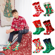 Wrap your feet in festive spirit with these Cotton Stockings For Men with a Christmas Theme! Available in size 6-11 1/2 (U.S.) these stockings are perfect for males of all ages. Choose from an array of ten different styles and colors. These socks are perfect for Christmas season.. The middle barrel height and regular thickness provide the perfect fit, so go ahead and grab a pair today!